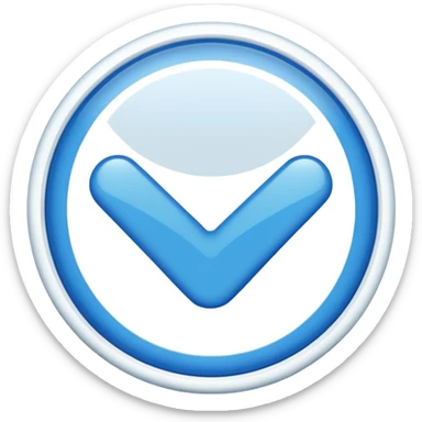 Create a blue checkmark for the nickname, do 1 in 1 as in tiktok sticker