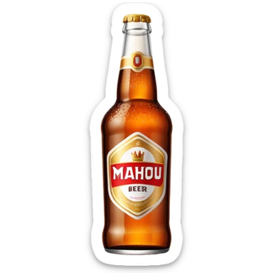 Cerveza Mahou verdadera sticker