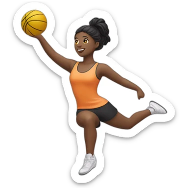 Danseur avec une doudoune nike sticker