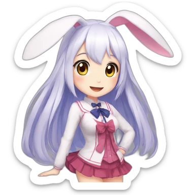 anime-rabbit-girl-vtuber-hololive sticker