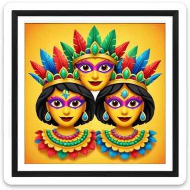 Trio elétrico carnaval  sticker