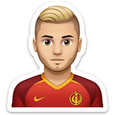 İcardi Galatasaray logolu emoji yap sticker