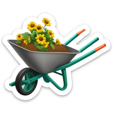 wheelbarrow sticker
