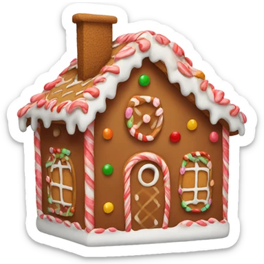 gingerbread house sticker