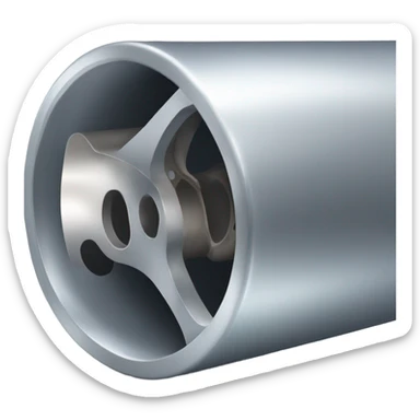 Car cylinder sticker