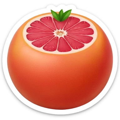 Grapefruit sticker