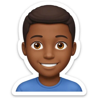 67 black boy sticker