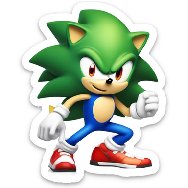 Sonic shadow the hedgehog sticker