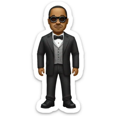 The rapper freeze corleone, Rimless glasses, full body sticker