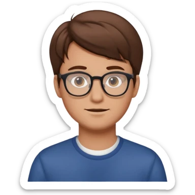 spects with guy sticker