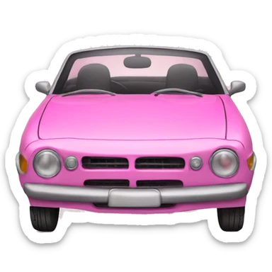 pink car sticker