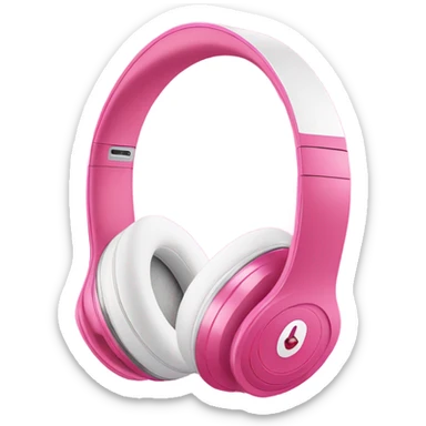 pink beats solos 4’s sticker