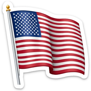 AF America first flag sticker