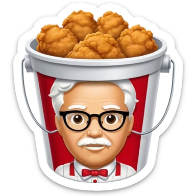 kfc bucket sticker