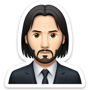 John wick emoji 100x100 pixel Up to 127 KB in size sticker