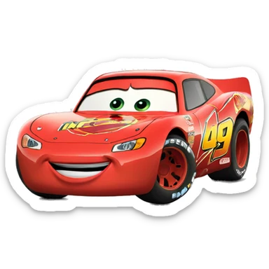 lightning mcqueen sticker