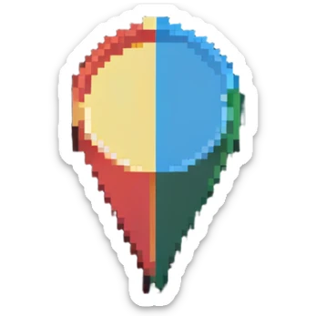 map location marker sticker