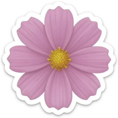 Una flor de cosmos sticker