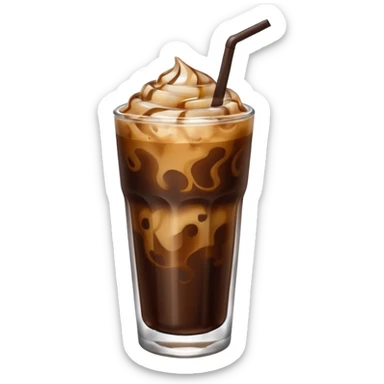 Iced coffee sticker