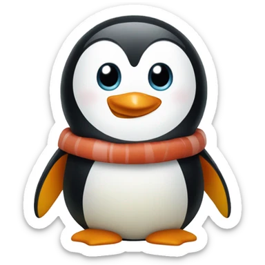 pesto the penguin eats benadryl sticker