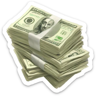 fajos de billetes sticker