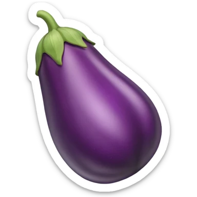 eggplant sticker