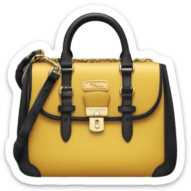 black prada bag  sticker