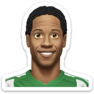 ronaldinho realistic sticker