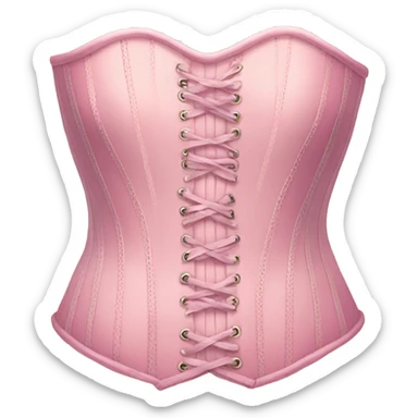 Pastel pink corset  sticker