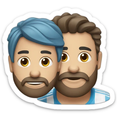 Uruguay and Argentina sticker