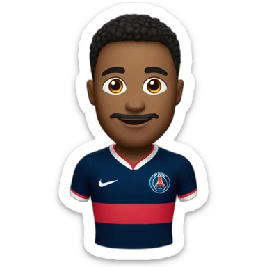 Un caca avec le maillot du PSG sticker
