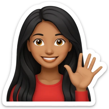 Mujer morena guapa sticker