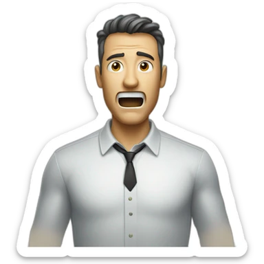 man yells at ubiquiti networks sticker