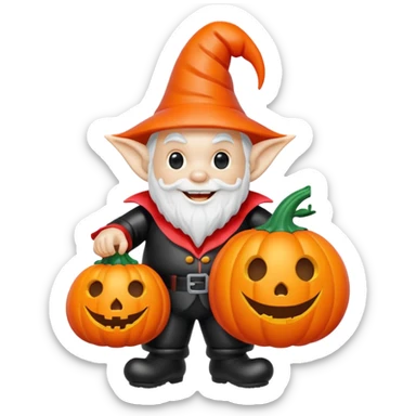   jeff koons halloween vampire gnome inflatable sticker