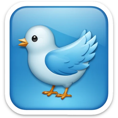 twitter icon sticker