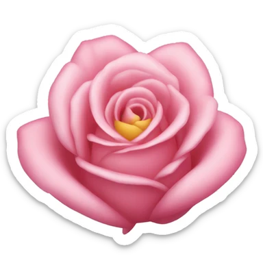 Corazón rosa clarito sticker