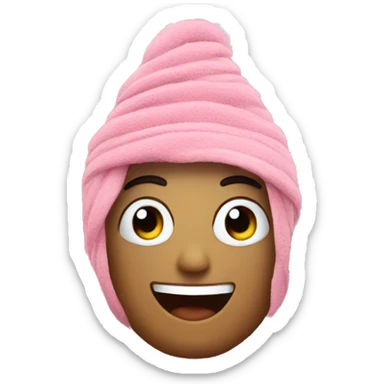 Pink towels  sticker