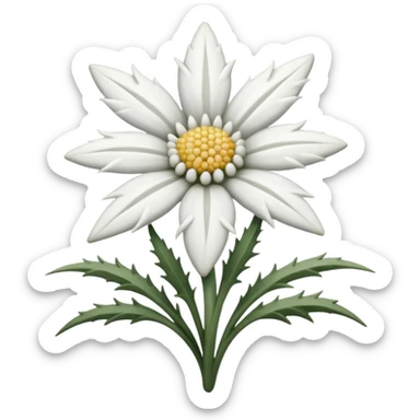 edelweiss realista sticker