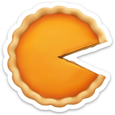 whole thanksgiving pie sticker