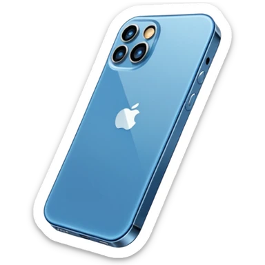 Téléphone iPhone 13 bleu sticker
