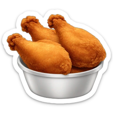 fried chicken sticker