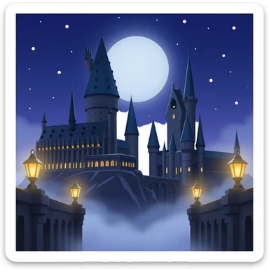 magical hogwarts sticker