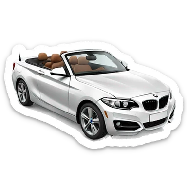 BMW 2 series convertible sticker