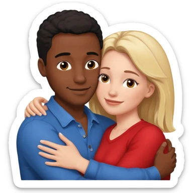 black male white female having sex sticker