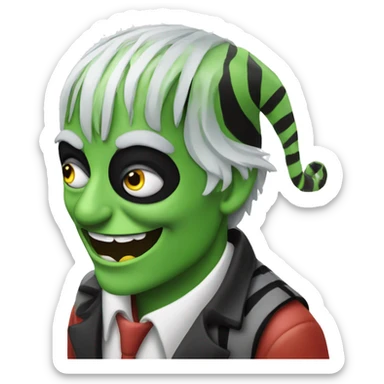 Beetle juice  sticker