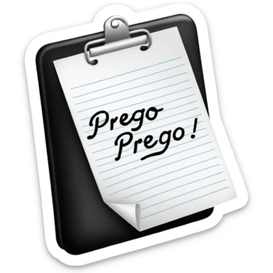 the Italian way of saying "You're welcome" sticker