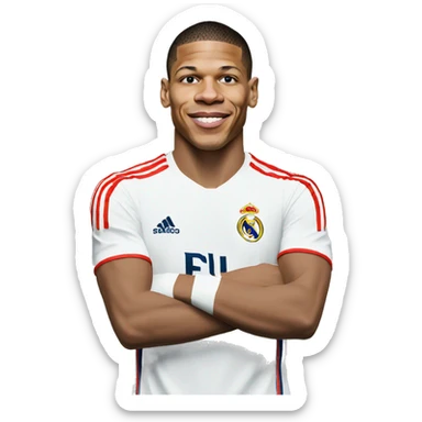 Mbappé in réal Madrid  sticker