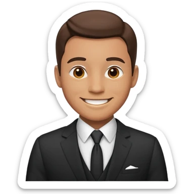 сгенерируй смайлик красавчик образ внутри компании лучше всех sticker