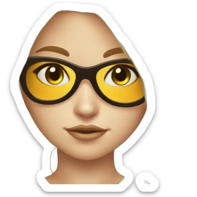 hot catgirl blonde swim sticker