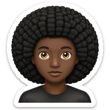 now give them a black afro sticker